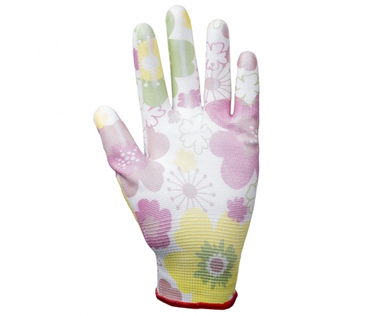 Фото 3 - Перчатки с ПУ покрытием (белые манжет) SIGMA (9446361)