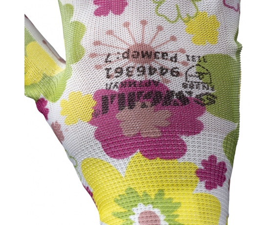 Фото 5 - Перчатки с ПУ покрытием (белые манжет) SIGMA (9446361)