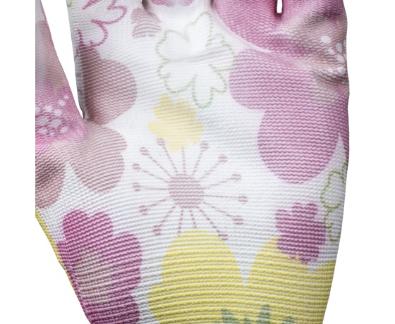 Фото 6 - Перчатки с ПУ покрытием (белые манжет) SIGMA (9446361)