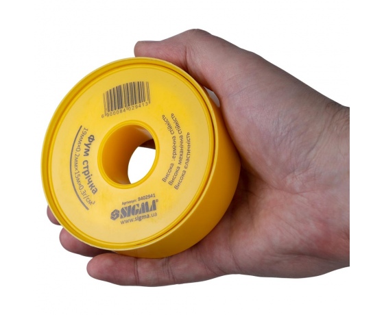 Фото 4 - Фторопластовая (ФУМ) лента 0.2мм×19мм×15м SIGMA (8402941)