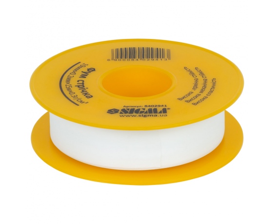 Фото 2 - Фторопластовая (ФУМ) лента 0.2мм×19мм×15м SIGMA (8402941)