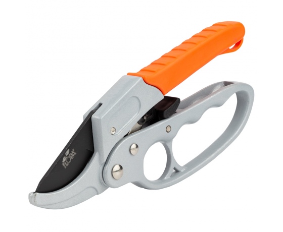 Фото 6 - Секатор с храповым механизмом 200мм FLORA (5021354)