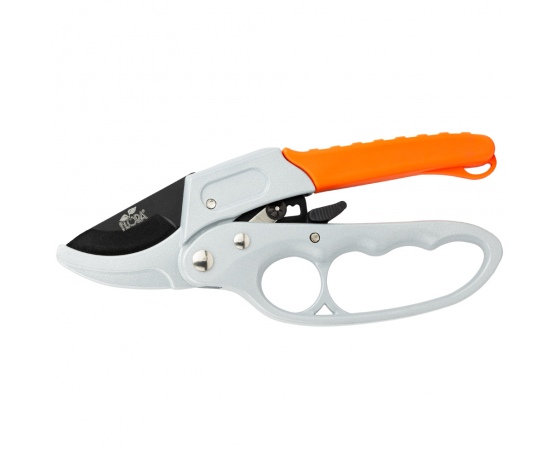 Фото 2 - Секатор с храповым механизмом 200мм FLORA (5021354)