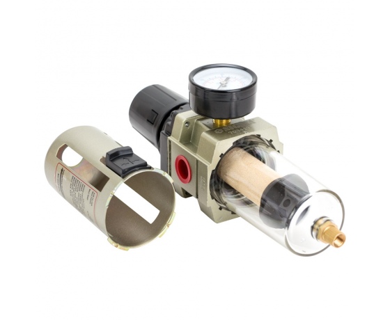 Фото 6 - Фильтр-влагоотделитель с редуктором и манометром 4000 л/мин 1/2