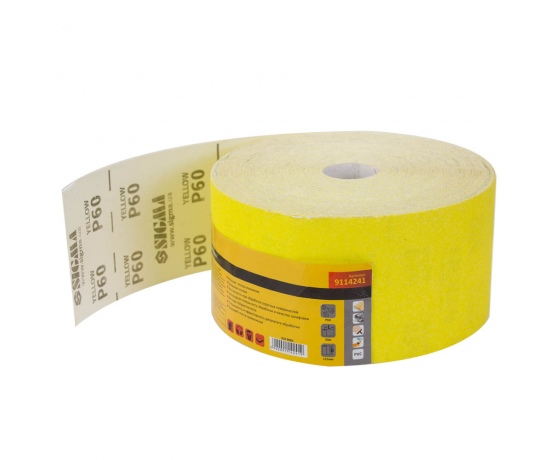 Фото 2 - Шлифовальная бумага рулон 115мм×50м P60 SIGMA (9114241)