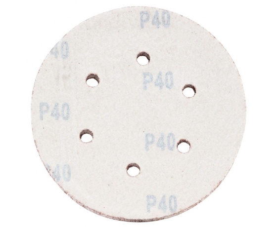 Фото 3 - Шлифовальный круг 6 отверстий Ø150мм P40 (10шт) SIGMA (9122231)