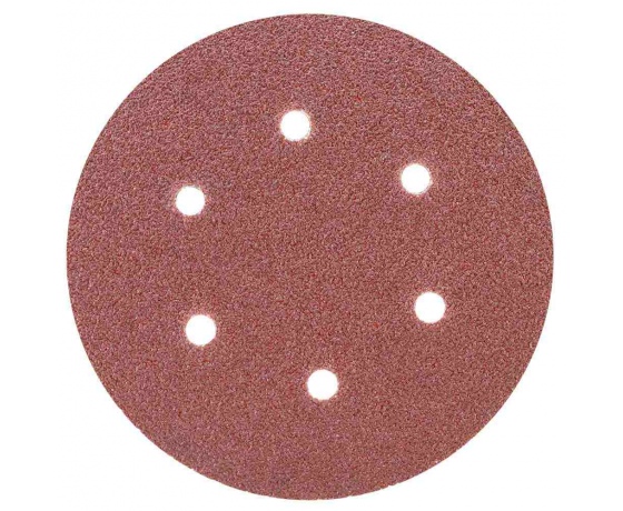 Фото 2 - Шлифовальный круг 6 отверстий Ø150мм P60 (10шт) SIGMA (9122241)