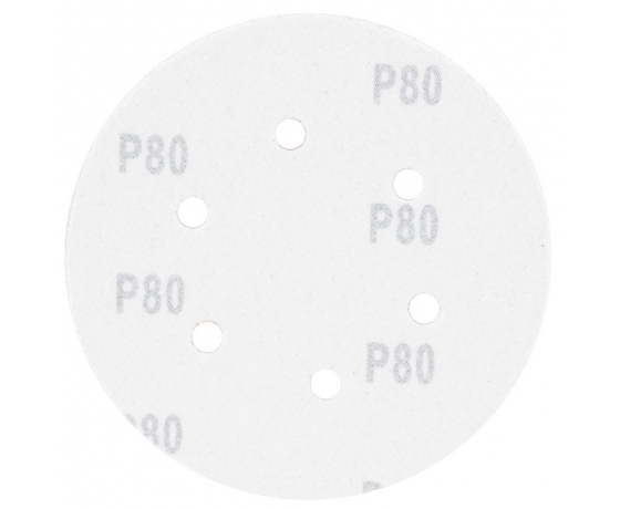 Фото 3 - Шлифовальный круг 6 отверстий Ø150мм P80 (10шт) SIGMA (9122251)