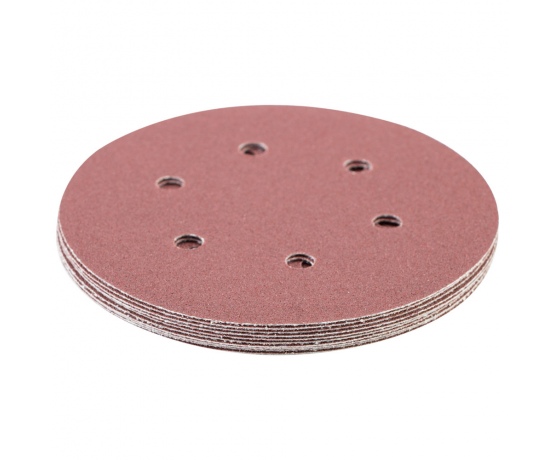 Фото 4 - Шлифовальный круг 6 отверстий Ø150мм P80 (10шт) SIGMA (9122251)