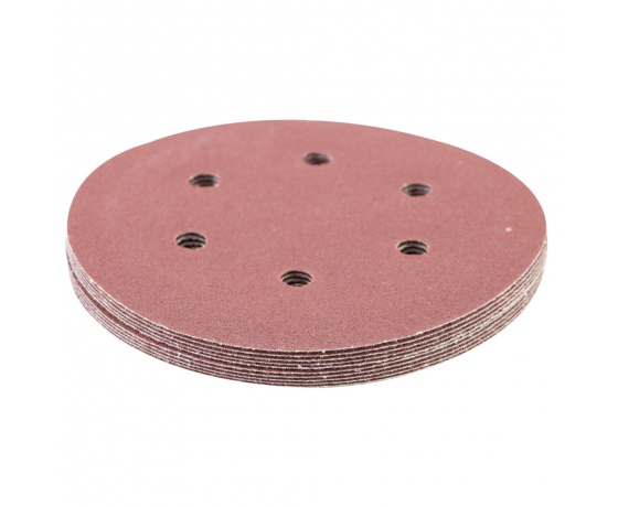 Фото 4 - Шлифовальный круг 6 отверстий Ø150мм P100 (10шт) SIGMA (9122261)