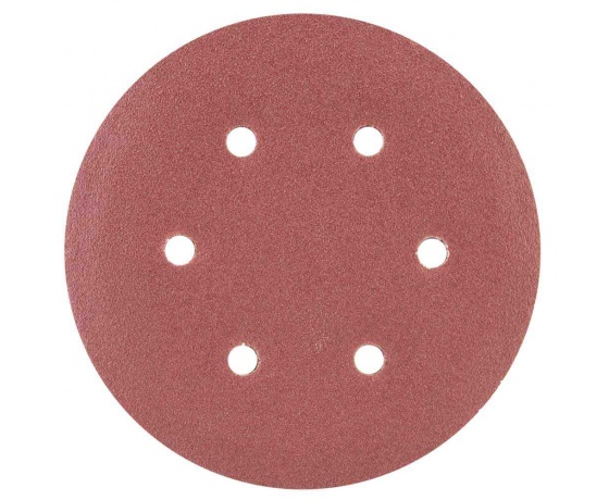 Фото 2 - Шлифовальный круг 6 отверстий Ø150мм P100 (10шт) SIGMA (9122261)