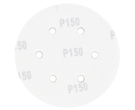 Фото 3 - Шлифовальный круг 6 отверстий Ø150мм P150 (10шт) SIGMA (9122281)