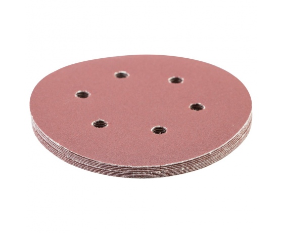 Фото 4 - Шлифовальный круг 6 отверстий Ø150мм P150 (10шт) SIGMA (9122281)