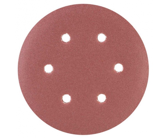 Фото 2 - Шлифовальный круг 6 отверстий Ø150мм P150 (10шт) SIGMA (9122281)