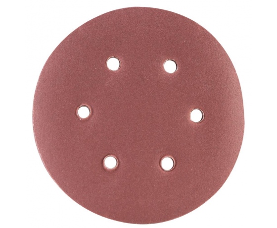 Фото 2 - Шлифовальный круг 6 отверстий Ø150мм P180 (10шт) SIGMA (9122291)