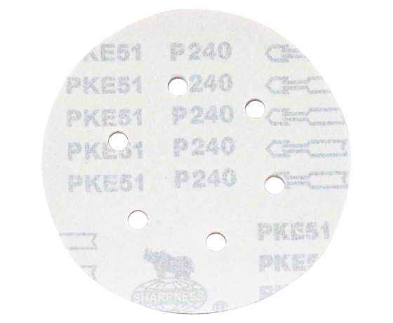 Фото 3 - Шлифовальный круг 6 отверстий Ø150мм P240 (10шт) SIGMA (9122311)