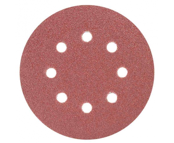 Фото 2 - Шлифовальный круг 8 отверстий Ø125мм P60 (10шт) SIGMA (9122641)