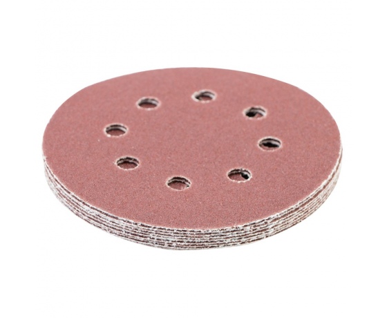 Фото 4 - Шлифовальный круг 8 отверстий Ø125мм P80 (10шт) SIGMA (9122651)