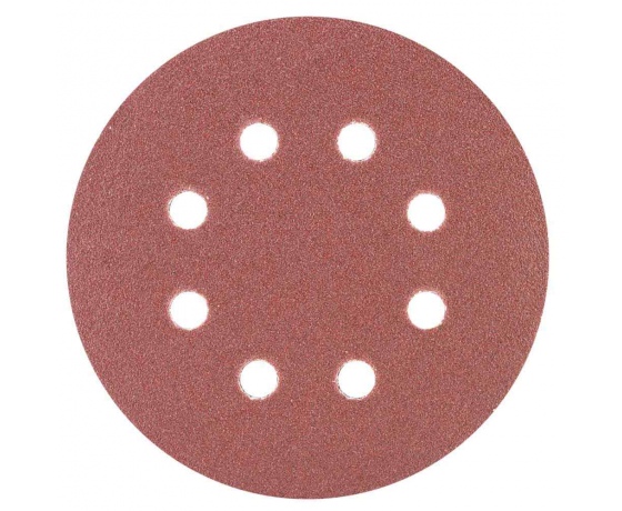 Фото 2 - Шлифовальный круг 8 отверстий Ø125мм P80 (10шт) SIGMA (9122651)