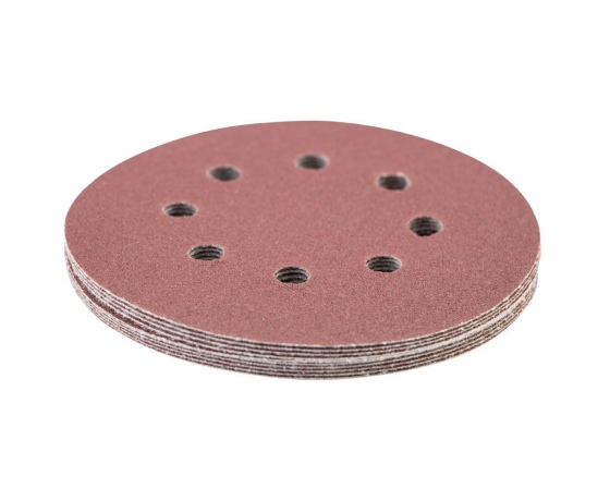 Фото 4 - Шлифовальный круг 8 отверстий Ø125мм P120 (10шт) SIGMA (9122671)