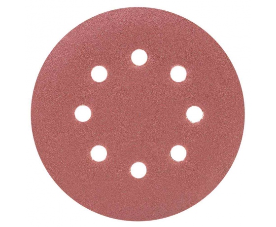 Фото 2 - Шлифовальный круг 8 отверстий Ø125мм P150 (10шт) SIGMA (9122681)