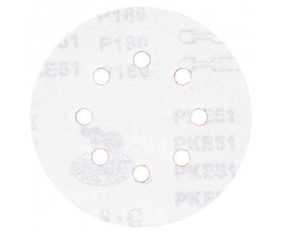 Фото 3 - Шлифовальный круг 8 отверстий Ø125мм P180 (10шт) SIGMA (9122691)