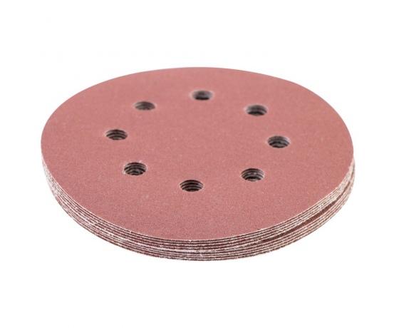 Фото 4 - Шлифовальный круг 8 отверстий Ø125мм P180 (10шт) SIGMA (9122691)