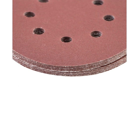 Фото 5 - Шлифовальный круг 8 отверстий Ø125мм P180 (10шт) SIGMA (9122691)