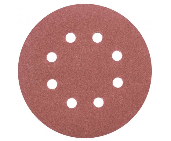 Фото 2 - Шлифовальный круг 8 отверстий Ø125мм P180 (10шт) SIGMA (9122691)