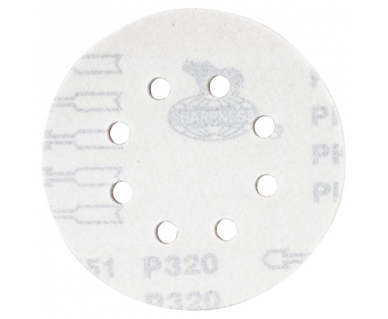Фото 3 - Шлифовальный круг 8 отверстий Ø125мм P320 (10шт) SIGMA (9122731)