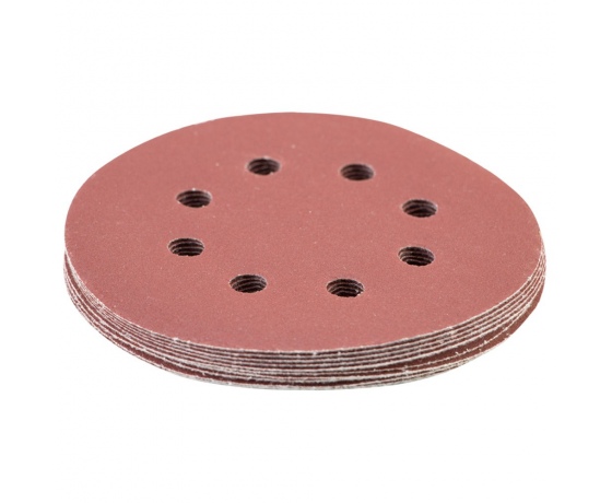 Фото 4 - Шлифовальный круг 8 отверстий Ø125мм P320 (10шт) SIGMA (9122731)