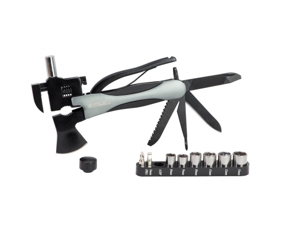 Фото 4 - Мультиинструмент топор 12в1 + насадки (чехол) SIGMA (4375411)