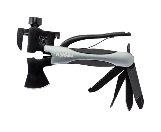 Фото 2 - Мультиинструмент топор 12в1 + насадки (чехол) SIGMA (4375411)