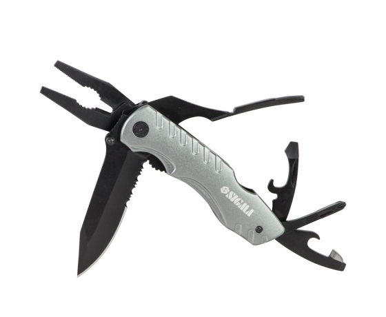 Фото 2 - Мультиинструмент нож 9в1 + биты (чехол) SIGMA (4375511)