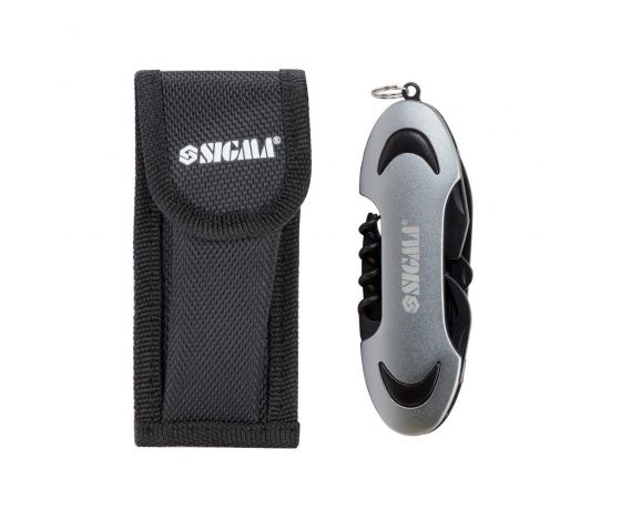 Фото 3 - Мультиинструмент нож 10в1 (чехол) SIGMA (4375531)