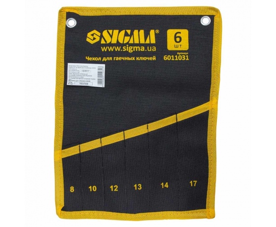 Фото 2 - Чехол для гаечных ключей 6шт SIGMA (6011031)