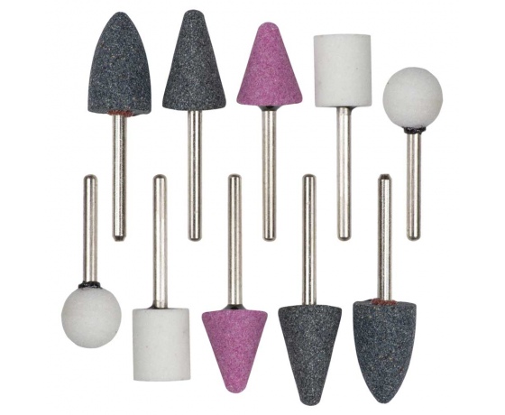 Фото 2 - Набор головок шлифовальных 10шт хвостовик Ø3.2мм SIGMA (9190021)