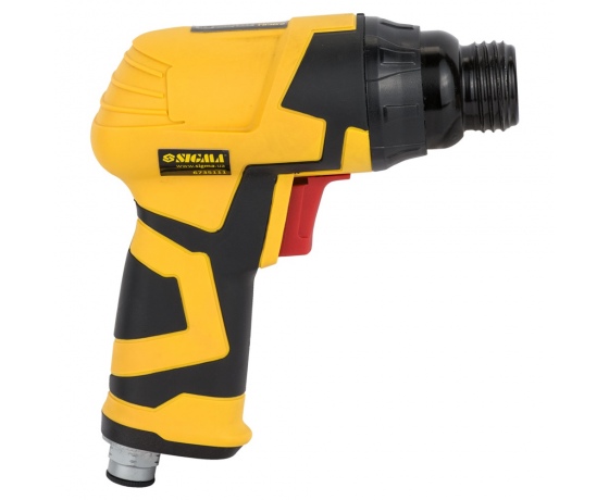 Фото 3 - Зубило с набором насадок пневматическое SIGMA (6735111)