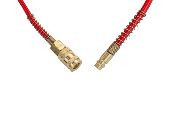 Фото 4 - Шланг спиральный полиуретановый (PU) армированный 10м 5.5×8мм REFINE (7013421)