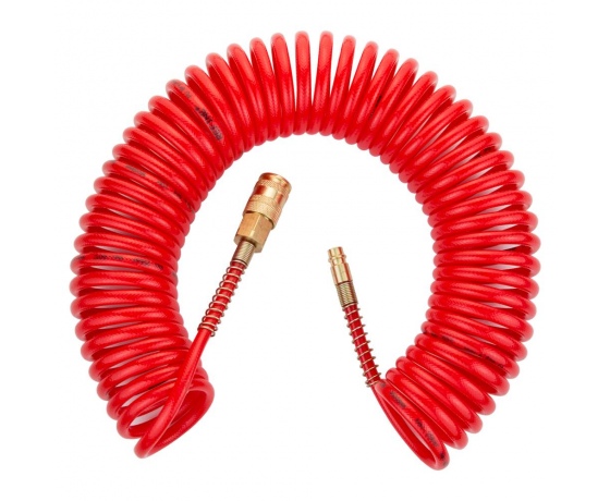 Фото 2 - Шланг спиральный полиуретановый (PU) армированный 10м 5.5×8мм REFINE (7013421)