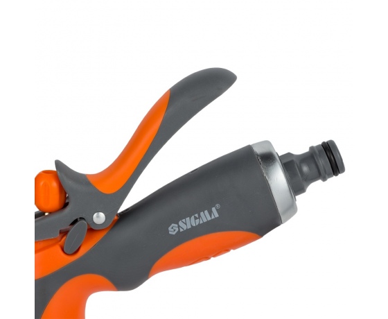 Фото 7 - Пистолет распылитель 2-х режимный (ABS+AL+TPR) FLORA (5011414)