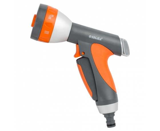 Фото 2 - Пистолет распылитель 7-ми режимный (ABS+AL+TPR) FLORA (5011274)