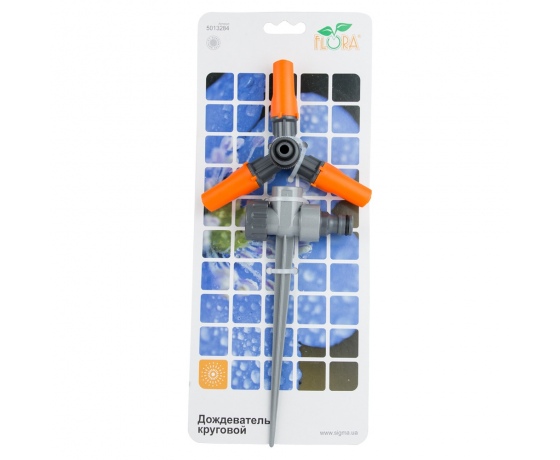Фото 8 - Дождеватель круговой на металлическом колышке FLORA (5013284)