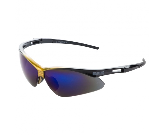 Фото 2 - Очки защитные Magnetic (синее зеркало) SIGMA (9410391)