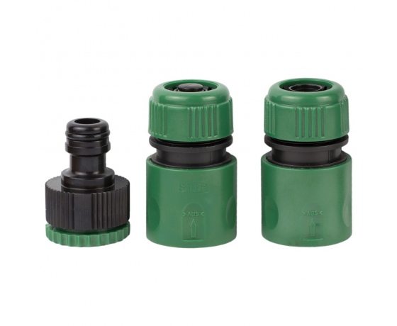 Фото 3 - Набор для полива: насадка распылитель 2-х режимная 2 коннектора+адаптер GRAD (5012605)