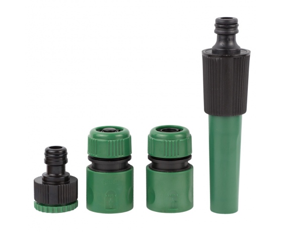 Фото 2 - Набор для полива: насадка распылитель 2-х режимная 2 коннектора+адаптер GRAD (5012605)