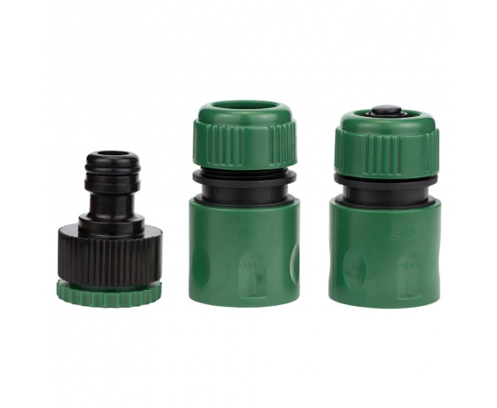 Фото 9 - Набор для полива: пистолет распылитель 2-х режимный 2 коннектора+адаптер GRAD (5012485)