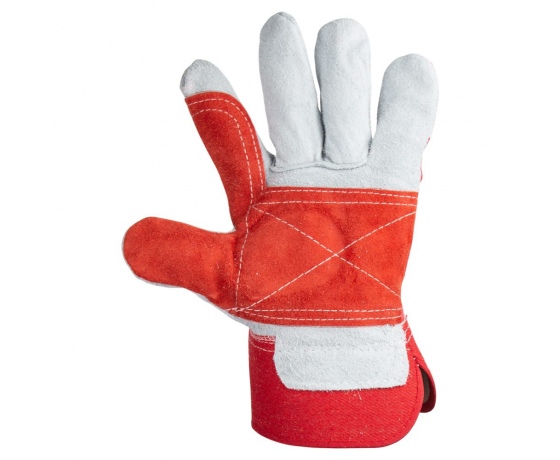 Фото 4 - Перчатки комбинированные замшевые р10.5 класс АВ (усиленная ладонь) SIGMA (9448381)