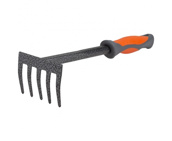 Фото 4 - Грабли 5-ти зубые (ABS+TPR) FLORA (5041944)