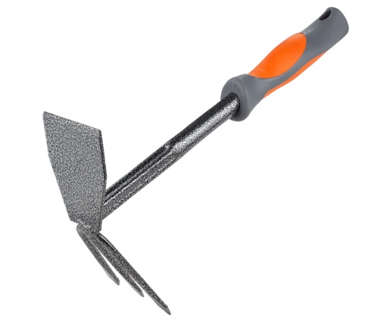 Фото 3 - Мотыга комбинированная плоская + 3-х зубая (ABS+TPR) FLORA (5041974)